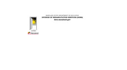 thumbnail of DORS video meeting background, small DORS opening doors logo on a white slide