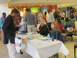 WTC Students attending a job fair at CCBC Dundalk.