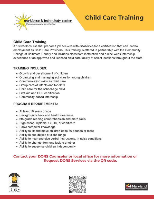 Child Care Provider Handout PDF