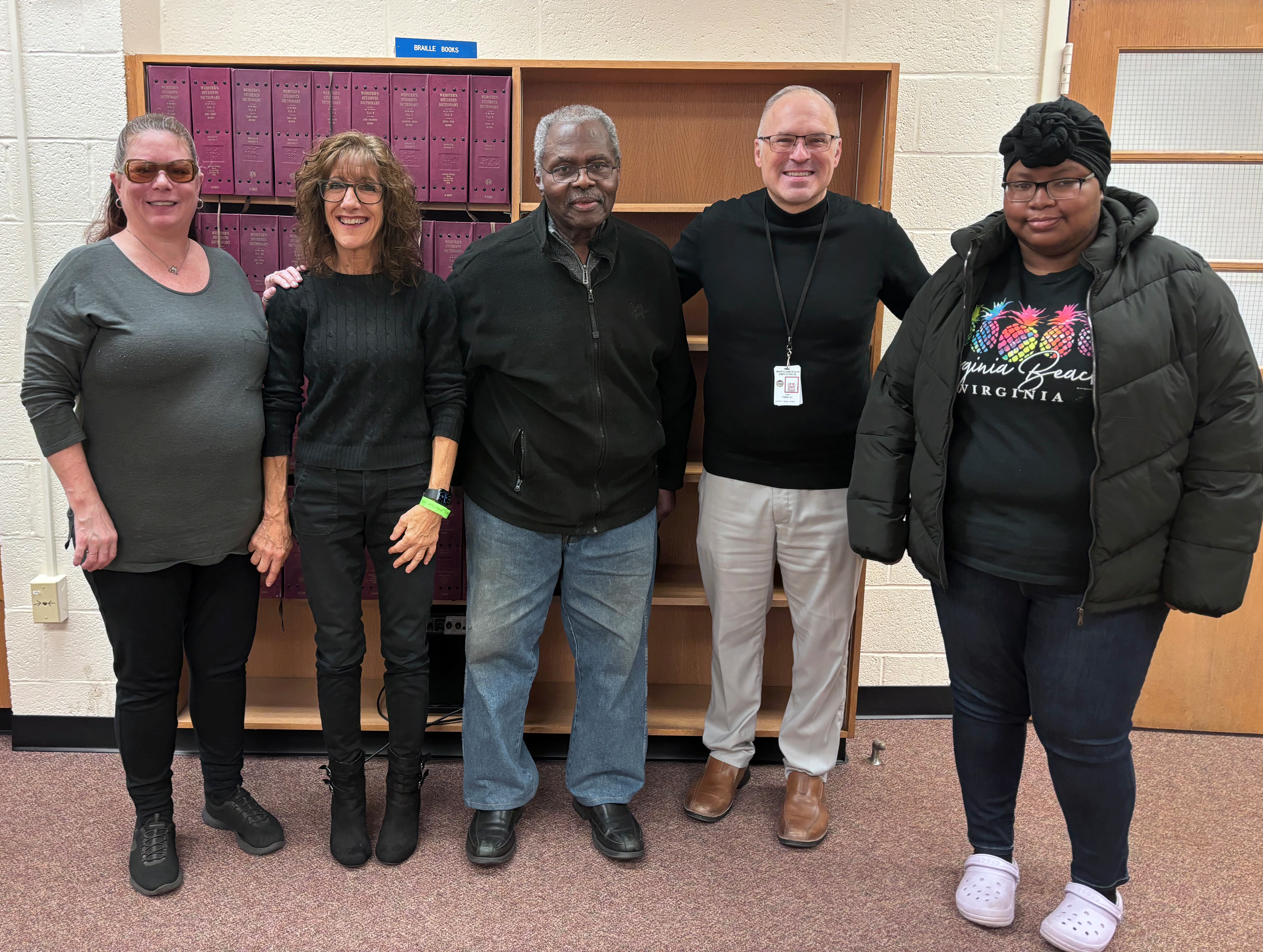 L - R: Lisa Sudmann-Stannard, Carrie Quigley, Alexander Quaynor, Dr. Leo Yates and Kyesha West.