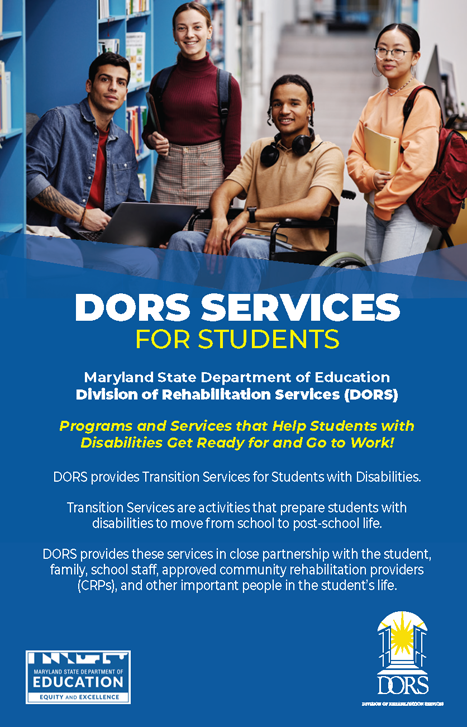DORS Services for Students brochure