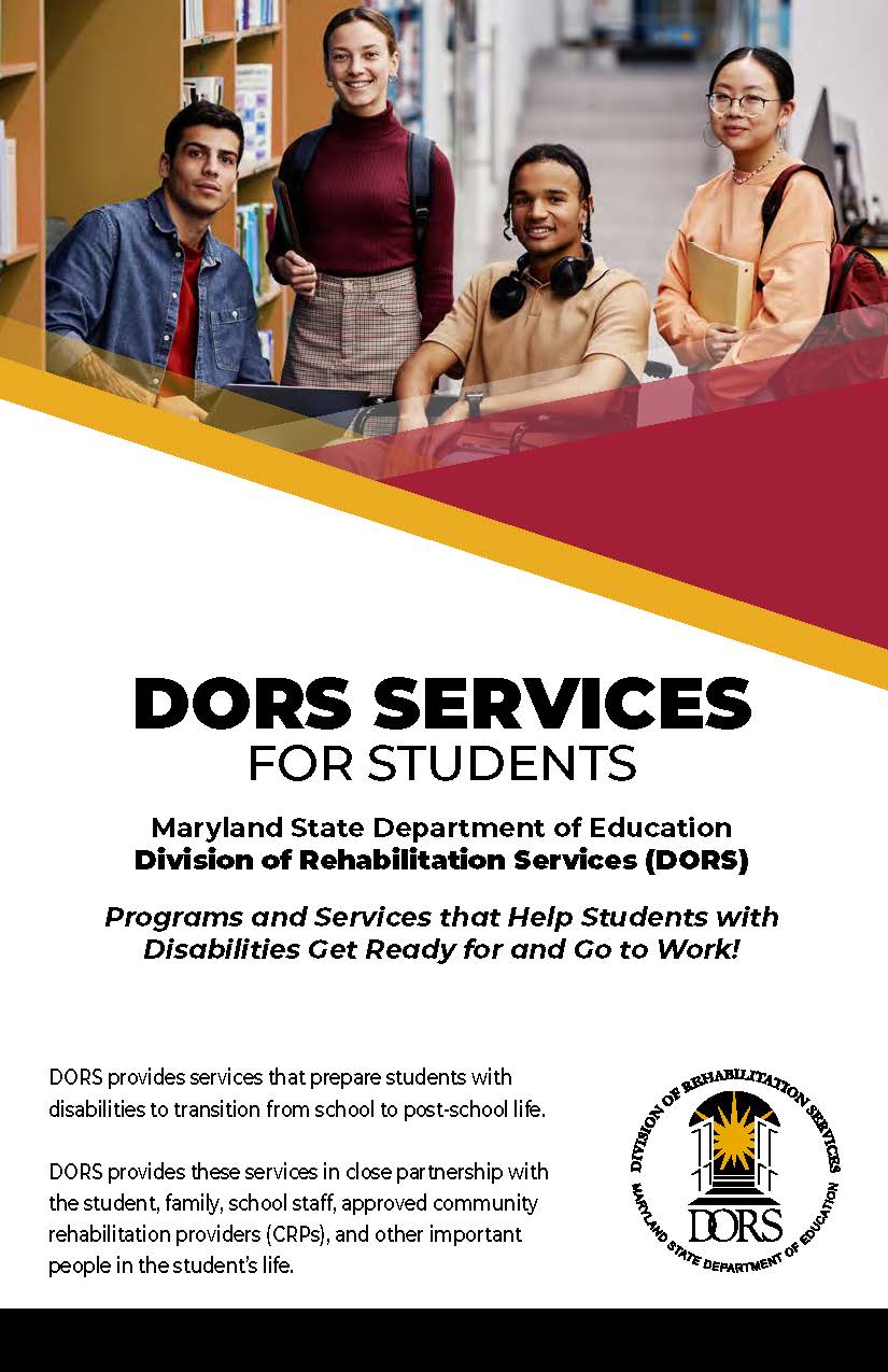 DORS Services for Students brochure